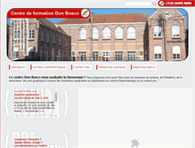 Tablet Screenshot of don-bosco-bailleul.fr